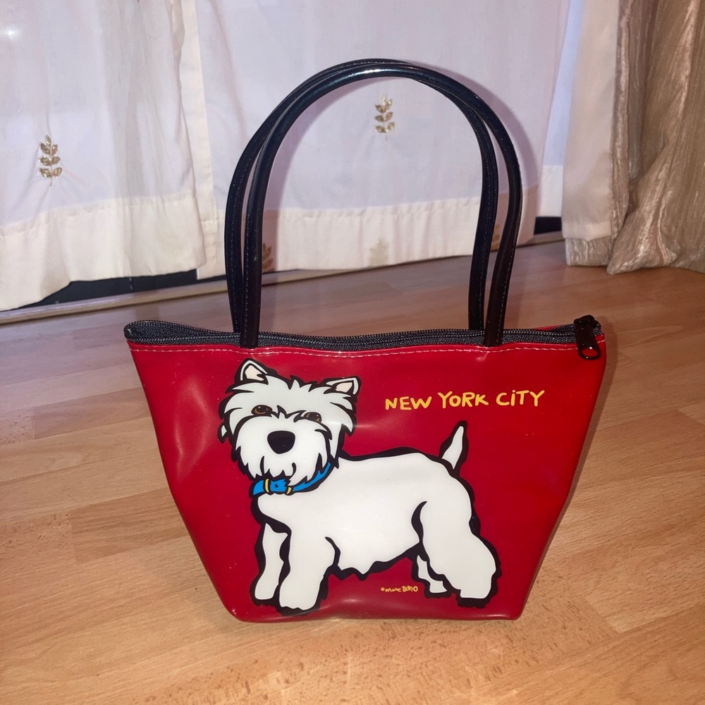 NYC pop art shoulder bag